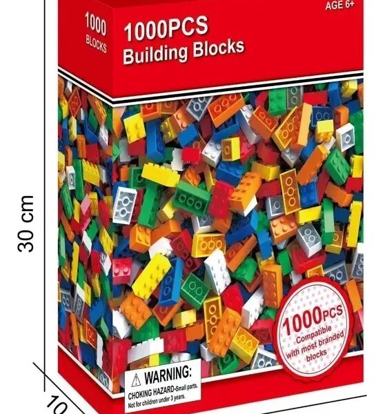 1000pcs Kids Building Blocks Toy Gift