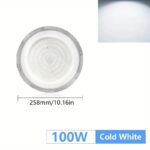 100W UFO LED High Bay Light – Ultra Thin for Warehouse & Factory, AU Plug