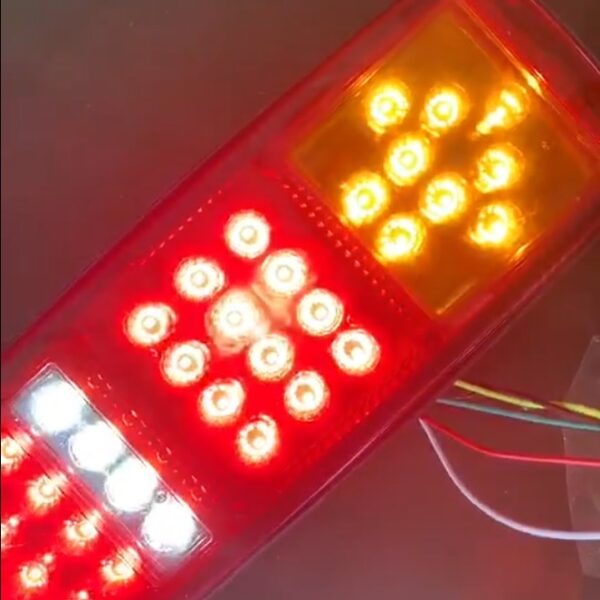 12V LED Rear Tail Lights – Stop, Indicator & Brake Lights for Vans, Minivans, Buses & Pickup Trucks