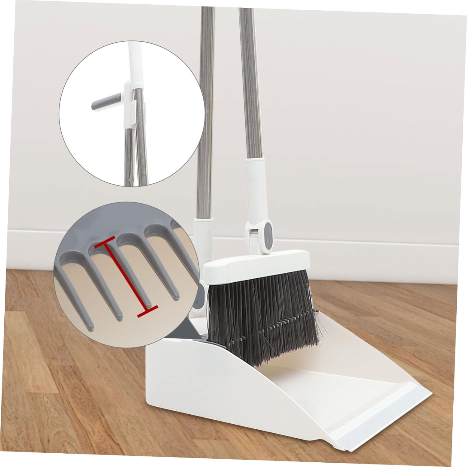 tk1-18.jpg 3-in-1 Cleaning Set – Broom, Dustpan & Sweeper Combo with Long Handle for Home & Office - Image 1