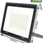 200W LED Flood Light AU Plug IP66 Outdoor Security Lamp AC200-240V