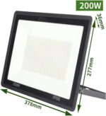 200W LED Flood Light AU Plug IP66 Outdoor Security Lamp AC200-240V