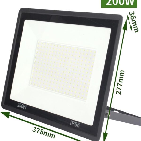 200W LED Flood Light AU Plug IP66 Outdoor Security Lamp AC200-240V