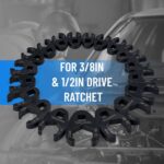 19PC Metric Crowfoot Flare Nut Wrench Set 3/8” & 1/2” Drive 8–32mm - Image 2