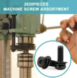 2020pcs Metric Machine Screw & Nut Assortment Kit M2 M3 M4 M5 with Hex Wrenches - Image 2