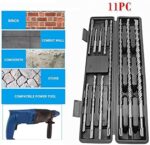11pcs SDS Plus Masonry Drill Bit Set – Carbide Hammer Drill Bits for Concrete - Image 3