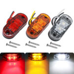 12PCS LED Side Marker Lights 12V 24V Trailer Clearance Brake Lights - Image 3