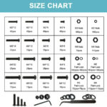2020pcs Metric Machine Screw & Nut Assortment Kit M2 M3 M4 M5 with Hex Wrenches - Image 3
