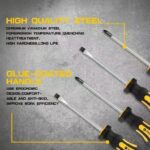11PCS Magnetic Screwdriver Set Phillips & Flat Head with Magnetizer Tool - Image 4