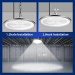 100W UFO LED High Bay Light – Ultra Thin for Warehouse & Factory, AU Plug - Image 5
