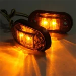 12PCS LED Side Marker Lights 12V 24V Trailer Clearance Brake Lights - Image 5