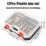 12PCS M10 Brazed Diamond Hole Saw Drill Bit Set for Tile Granite Marble - Image 6