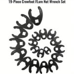 19PC Metric Crowfoot Flare Nut Wrench Set 3/8” & 1/2” Drive 8–32mm - Image 6