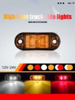 12PCS LED Side Marker Lights 12V 24V Trailer Clearance Brake Lights - Image 7