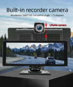 10.26” Car Play with Dual Dash Cam – Front & Rear Car Camera, Wireless, Apple CarPlay & Android Auto - Image 8