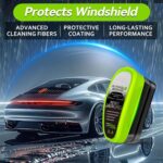 2pcs Automotive Oil Film Cleaning Brush – Reusable Car Windshield & Glass Cleaner - Image 8