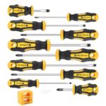 11PCS Magnetic Screwdriver Set Phillips & Flat Head with Magnetizer Tool - Image 10