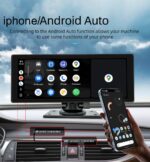 10.26” Car Play with Dual Dash Cam – Front & Rear Car Camera, Wireless, Apple CarPlay & Android Auto - Image 10