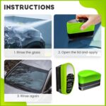 2pcs Automotive Oil Film Cleaning Brush – Reusable Car Windshield & Glass Cleaner - Image 13