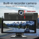 10.26” Car Play with Dual Dash Cam – Front & Rear Car Camera, Wireless, Apple CarPlay & Android Auto - Image 21