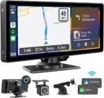 10.26” Car Play with Dual Dash Cam – Front & Rear Car Camera, Wireless, Apple CarPlay & Android Auto - Image 22