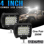 24LED 4 Inch CREE White Work Light – Waterproof Off-Road Fog & Driving Spotlight - Image 6