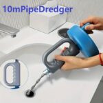 10M Drain Pipe Cleaner Auger – Manual Toilet & Sink Drain Dredger Tool - Image 8