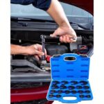 19PC Metric Crowfoot Flare Nut Wrench Set 3/8” & 1/2” Drive 8–32mm - Image 16