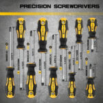 11PCS Magnetic Screwdriver Set Phillips & Flat Head with Magnetizer Tool - Image 15