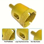 12PCS M10 Brazed Diamond Hole Saw Drill Bit Set for Tile Granite Marble - Image 9