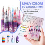 12 Colors Nail Art Pens Set 3D DIY Nail Design Marker Liner Pens - Image 7