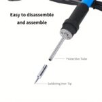 15PCS Soldering Iron Kit 60W LCD Digital Adjustable Temperature 200-450°C - Image 7