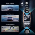 10.26” Car Play with Dual Dash Cam – Front & Rear Car Camera, Wireless, Apple CarPlay & Android Auto - Image 25