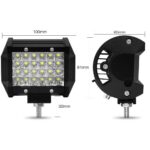 24LED 4 Inch CREE White Work Light – Waterproof Off-Road Fog & Driving Spotlight - Image 8