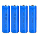 3PCS 18650 Rechargeable Battery 3.7V 2600mAh Li-ion Button Top - Image 6