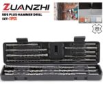 11pcs SDS Plus Masonry Drill Bit Set – Carbide Hammer Drill Bits for Concrete - Image 9