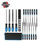17PCS Metal File Set Hand Files with Needle Files and Brush - Image 8