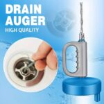 10M Drain Pipe Cleaner Auger – Manual Toilet & Sink Drain Dredger Tool - Image 12