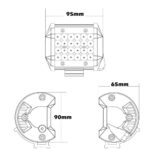 24LED 4 Inch CREE White Work Light – Waterproof Off-Road Fog & Driving Spotlight - Image 11