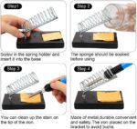 15PCS Soldering Iron Kit 60W LCD Digital Adjustable Temperature 200-450°C - Image 10
