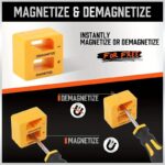 11PCS Magnetic Screwdriver Set Phillips & Flat Head with Magnetizer Tool - Image 21