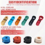 22PCS Car Quick Disconnect Tool Kit Fuel, Transmission, A/C & Oil Line Removal Set - Image 10