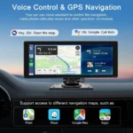 10.26” Car Play with Dual Dash Cam – Front & Rear Car Camera, Wireless, Apple CarPlay & Android Auto - Image 4