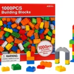 1000pcs Building Blocks Parts Multi-color Small Pieces Bricks Plate DIY