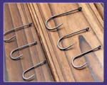 100pcs Baitholder FISHINGHOOK BARBED OFFSET Narrow Bait Hook Double Barb Hook High Carbon Steel Fish Hook Tool Fishing Hook - Image 5