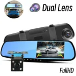 1080P Dual Recording Dash Cam – Front & Rear Camera with Night Vision