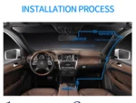 1080P Dual Recording Dash Cam – Front & Rear Camera with Night Vision - Image 5