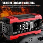 10A Smart Automatic Battery Charger with LCD Display, Winter Mode, for Car Truck Motorcycle Marine - Image 3