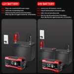 10A Smart Automatic Battery Charger with LCD Display, Winter Mode, for Car Truck Motorcycle Marine - Image 7