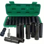 11PCS 1/2” Drive Deep Impact Socket Set Metric 10–24mm Impact Wrench Sockets - Image 6